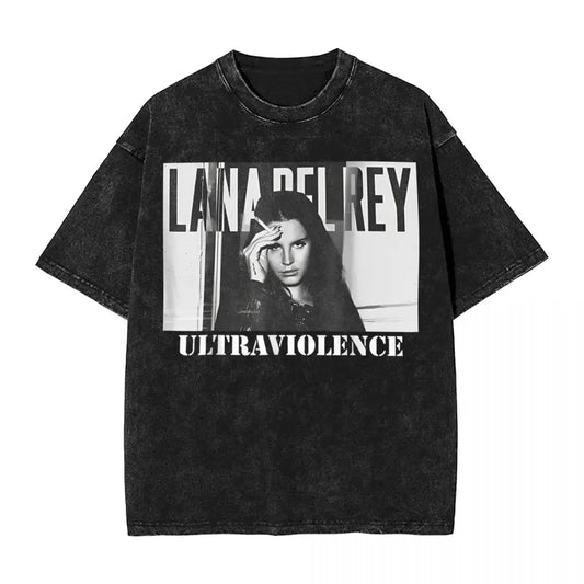 Lana Del Rey Ldr Sailing T Shirt Fashion T-Shirts Short-Sleeve Vintage Tops Summer Casual O Neck Big Size Clothes