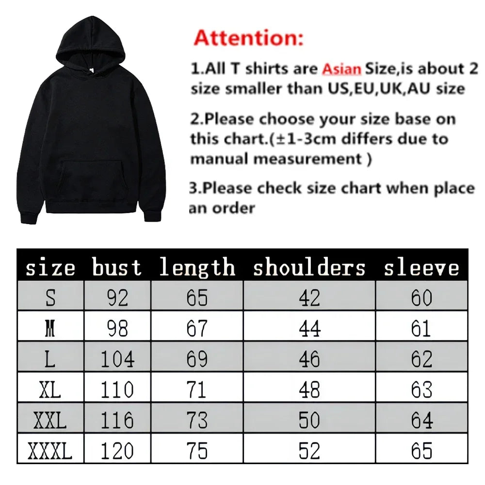 Japanese Anime Bleach Ulquiorra Cifer Manga Harajuku Hoodies Gothic Cartoon Streetwear Long Sleeve Casual Men Winter Sweatshirts