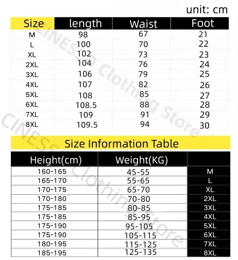 Autumn New Straight Casual Pants Wide Leg Cargo Pants Men Trousers Neutral Loose Casual Cotton Outdoor Fashion Pant Big Size 8xl