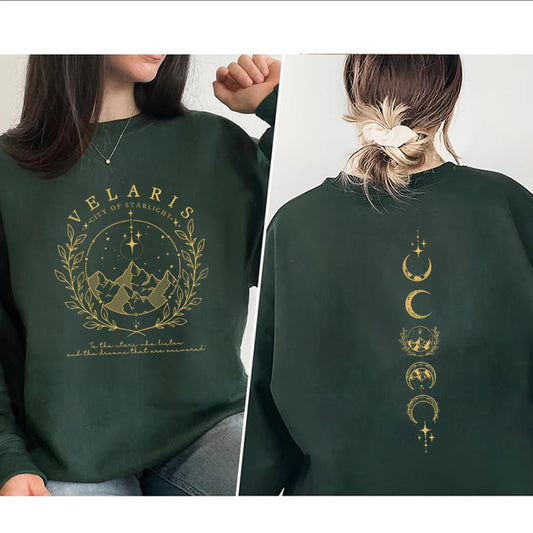 Velaris Sweatshirt Velaris City of Starlight Shirt The Night Court Shirts SJM Merch ACOTAR Hoodie Unisex Long Sleeve Sweatshirts