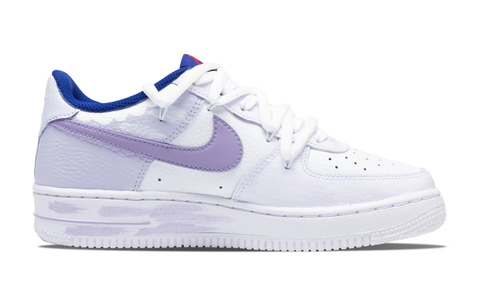 【Customize】Nike Air Force 1 Skateboarding Shoes Women's Low-top White/purple-CT3839-101