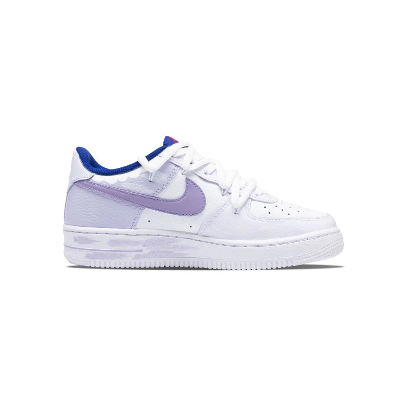 【Customize】Nike Air Force 1 Skateboarding Shoes Women's Low-top White/purple-CT3839-101