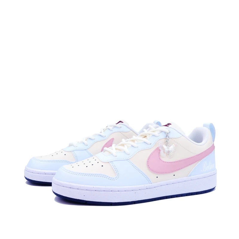 【Customize】Nike Court Borough Skateboarding Shoes Women's Low -FV8120-141