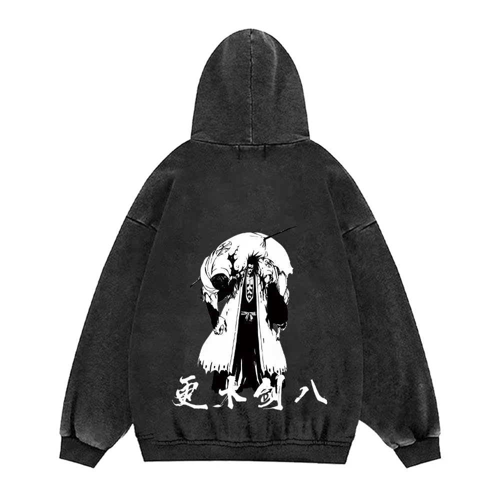 BLEACH Anime Hoodies Men Women 100_Cotton Gothic Vintage Sweatshirts Casual Manga pullover Harajuku Streetwear Autumn Winter