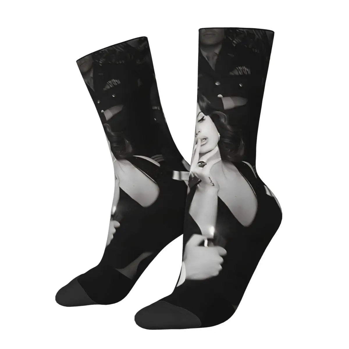 Lana Del Rey Ldr Theme Design Socks Product for Party Wear Breathable Crew Socks