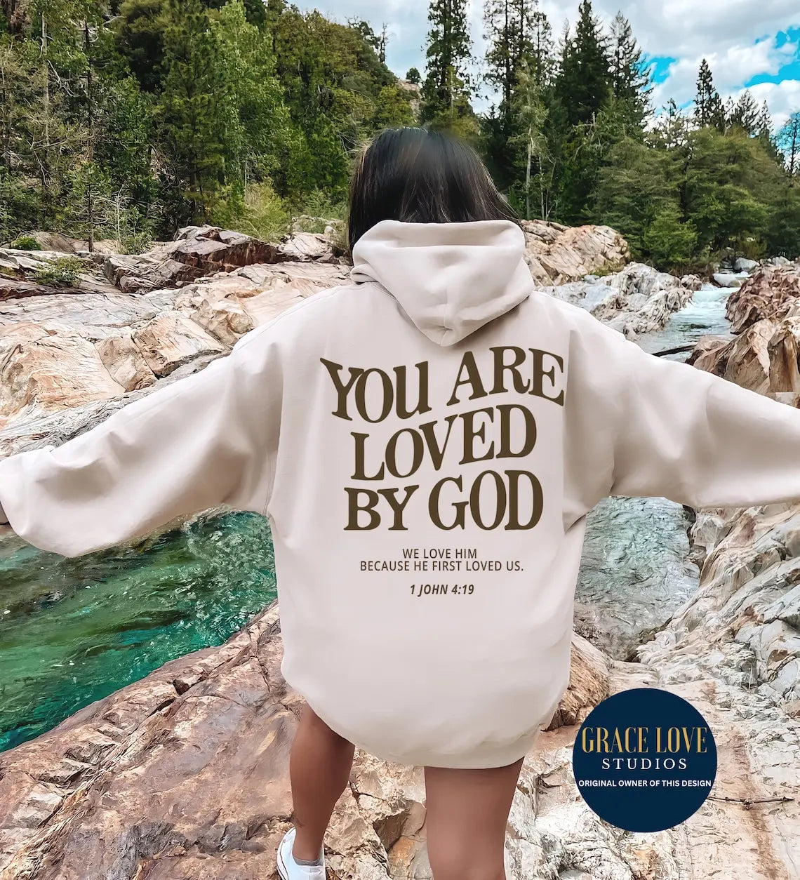 Jesus Loves You Hoodie Jesus Hoodie Christian Hoodie Christian Sweatshirt Trendy Hoodie Bible Verse Shirt Aesthetic Clothing Chr