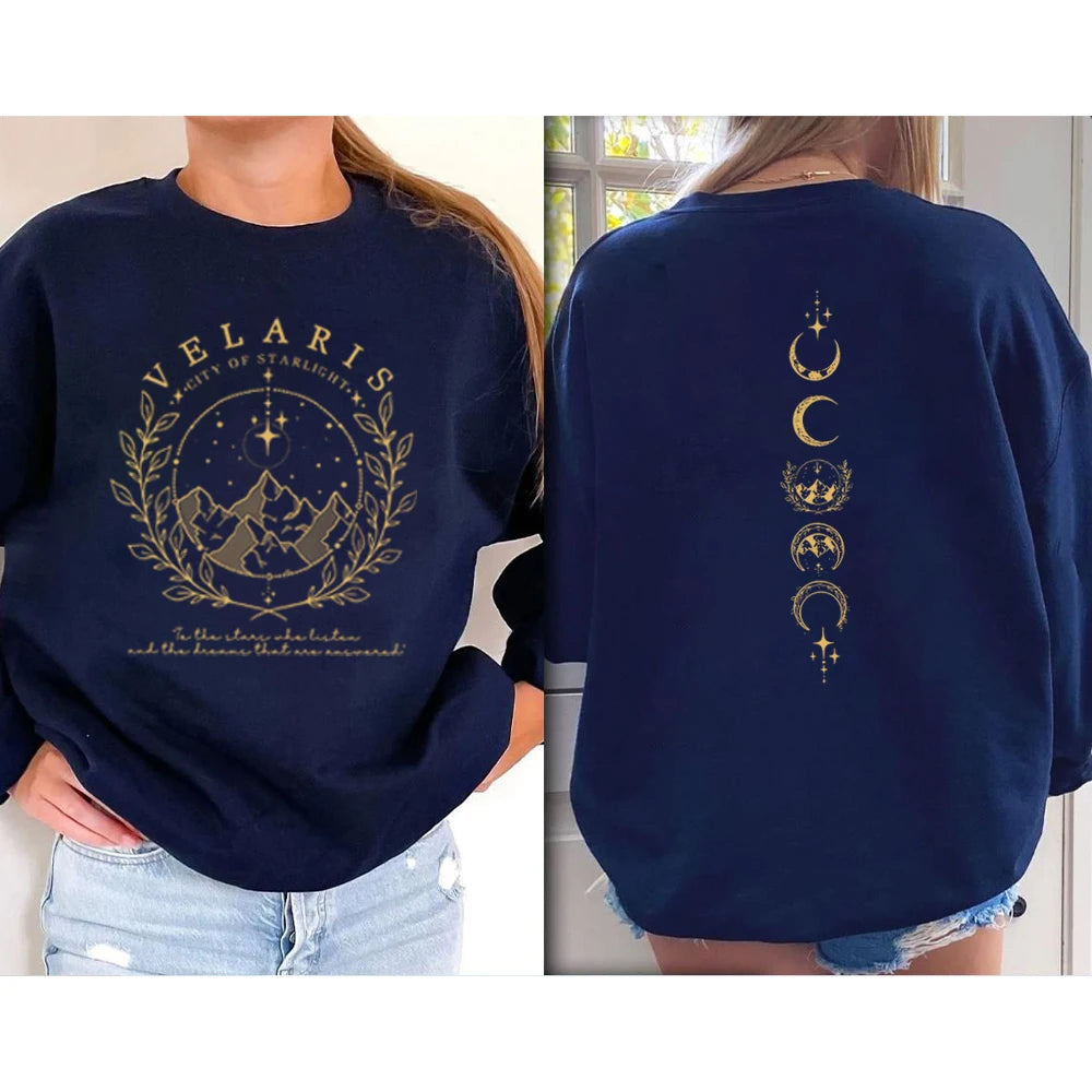 Velaris Sweatshirt Velaris City of Starlight Shirt The Night Court Shirts SJM Merch ACOTAR Hoodie Unisex Long Sleeve Sweatshirts