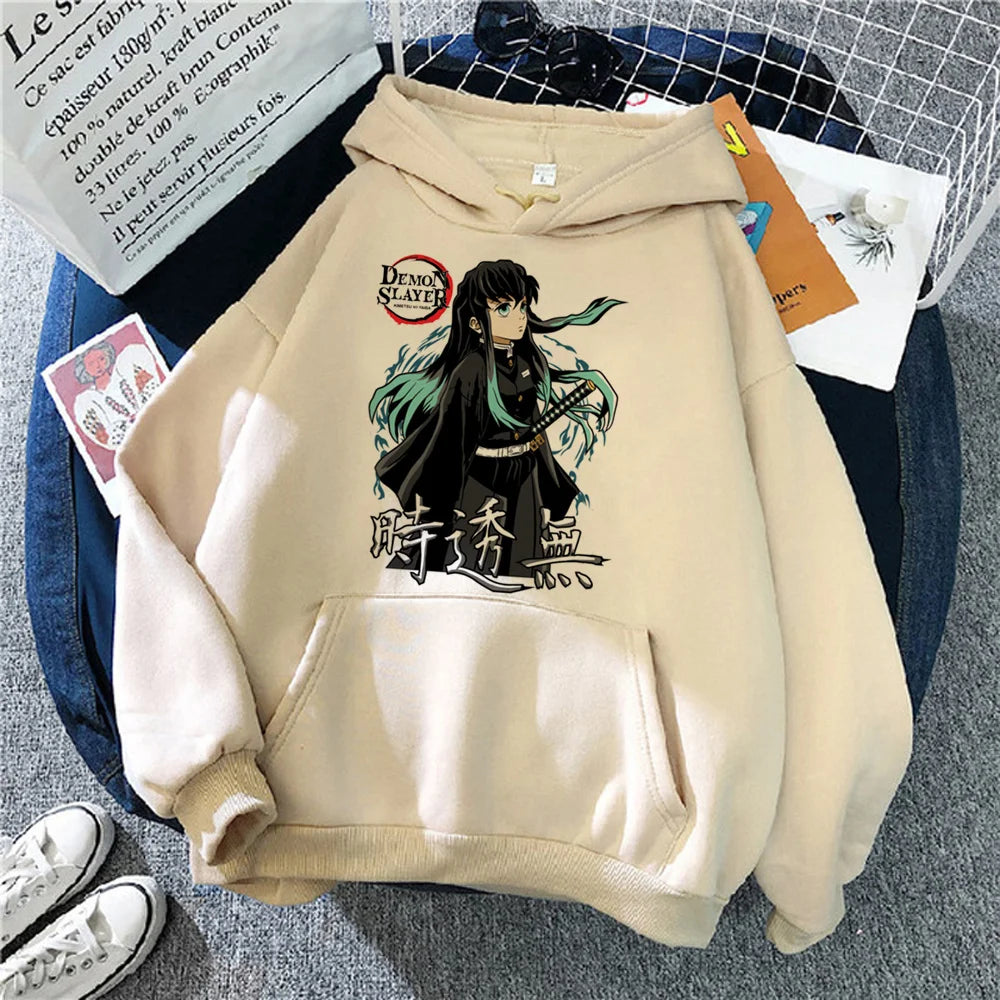 Tokito hoodies women japanese anime Hood women 90s sweater