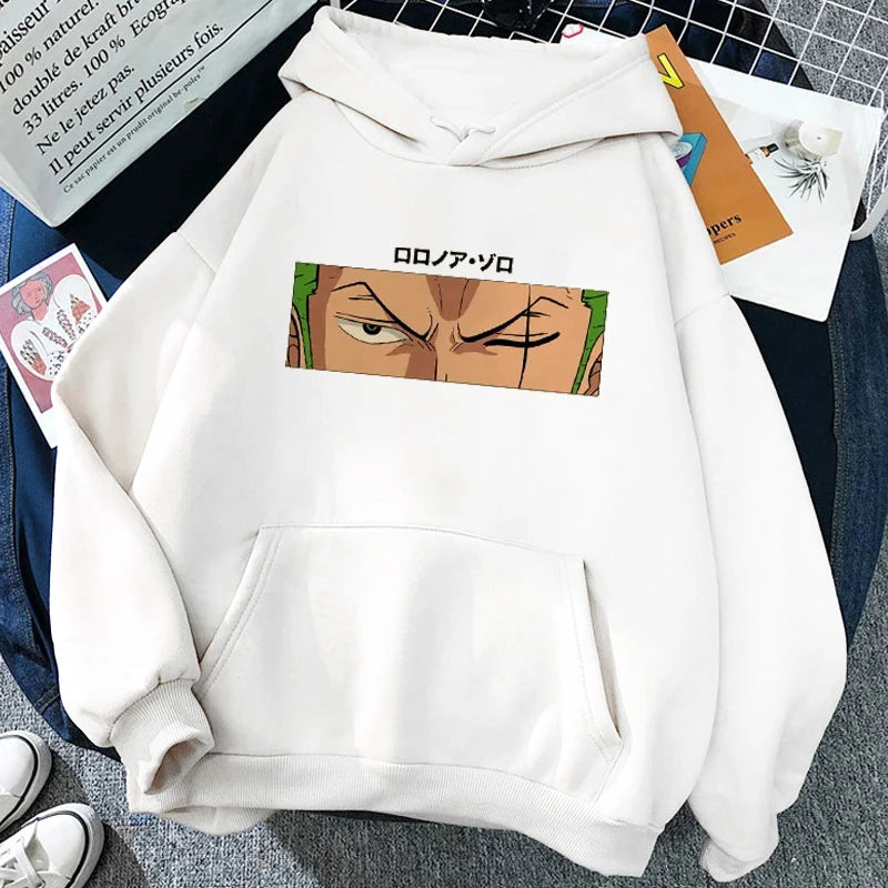 Japanese Anime 90s Graphic Sweatshirt Manga One Piece Gear 5 Hoodie Women Funny Loose Fleece Cartoon Luffy Ullzang Sweatshirts