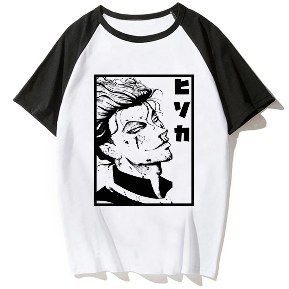 Killua Zoldyck t shirt women soft fabric Tee girl harajuku anime graphic clothes