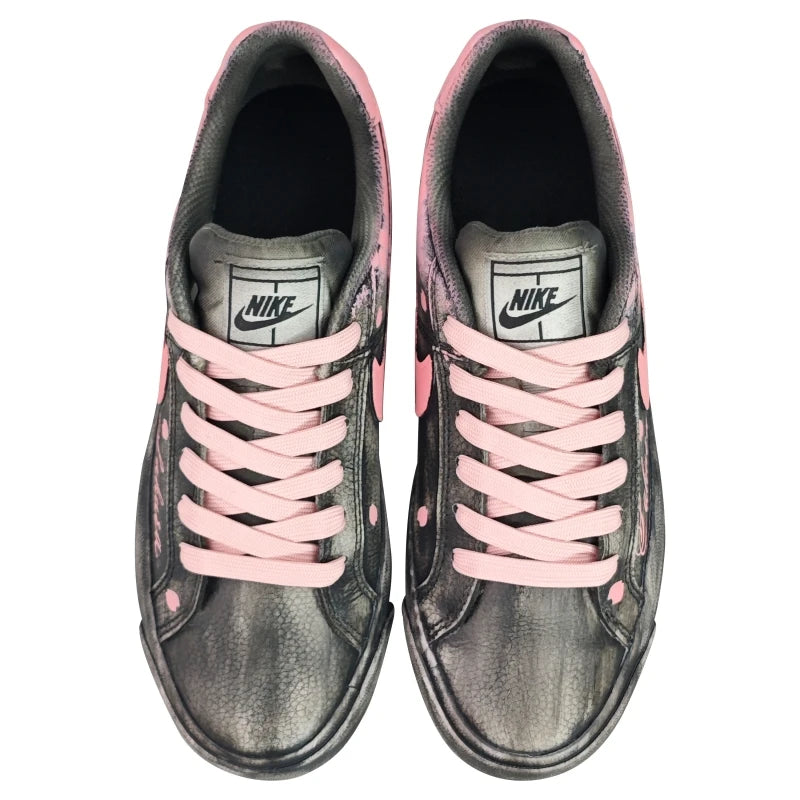 【Customize】Nike Court Royale Skateboarding Shoes Unisex Low-top Pink-AO2810-102