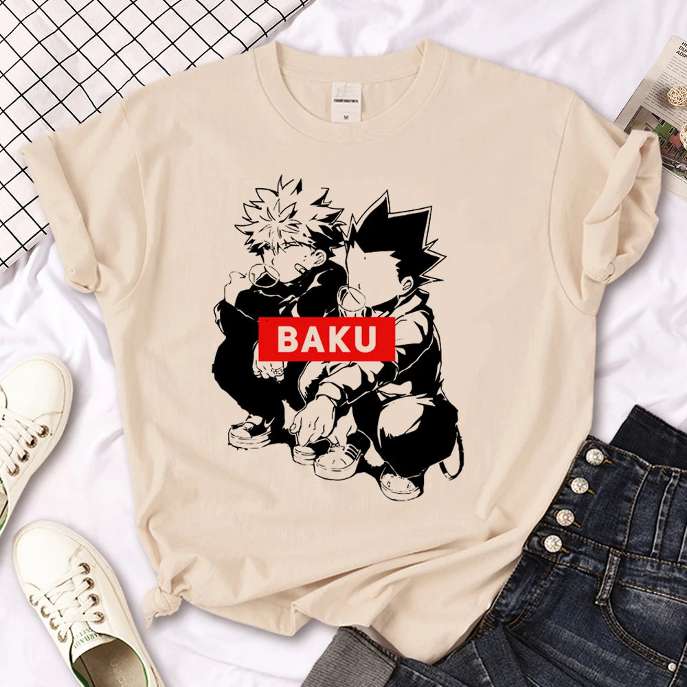 Killua Zoldyck t shirt women anime youthful streetwear Tee girl comic clothes